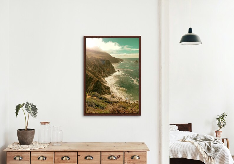 Printable Big Sur California Wall Art Beach Print California Wall Art