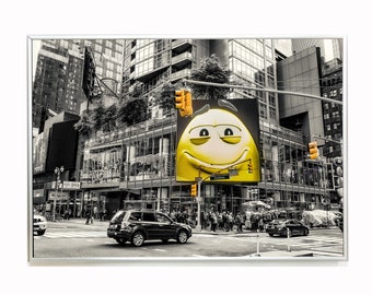 Printable - Times Square - New York City - digital print - download - Wall Art - Poster - Manhattan - Home Decor - M&M Poster