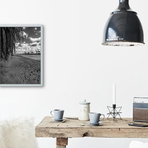 Hamburg Elbstrand Havenkranen Kunstdruk – Premium Matte Poster op 200 grams papier, maten A3 en A4, kant-en-klare wanddecoratie afbeelding 3