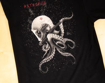 Cosmic Octopus Astronaut Tee - Unisex Sci-Fi Grafisch Shirt - Space Kraken Fantasy Tee