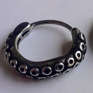 Orecchini cerchio OCTOPUS uomini donne dalla Spagna, regalo per amici, anniversario regalo per lei, per lui, regalo fidanzato