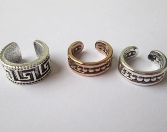 Ohrringe Stahl Silber und Gold, für Mann, Frau, Bräutigam Geschenk, Spanien, Ohrschmuck, ohne Piercing,Knorpel