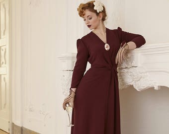 30s' Evening Dress Greta