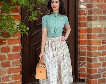 50s skirt Elisabeth cream