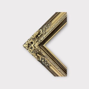 16 x 20 In stock ready to ship, Traditional compo XL ornate corners wood frame, Vintage Gold, vintage wood picture frame,