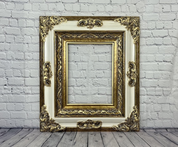  16x20 Ornate Gold Frames for Canvas, Baroque Art Wall