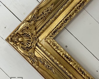 Classic Colonial II Style Wood Picture Frame, canvas frame ,ornate frame,photo frame,canvas frames,custom wood picture frame,gold leaf frame