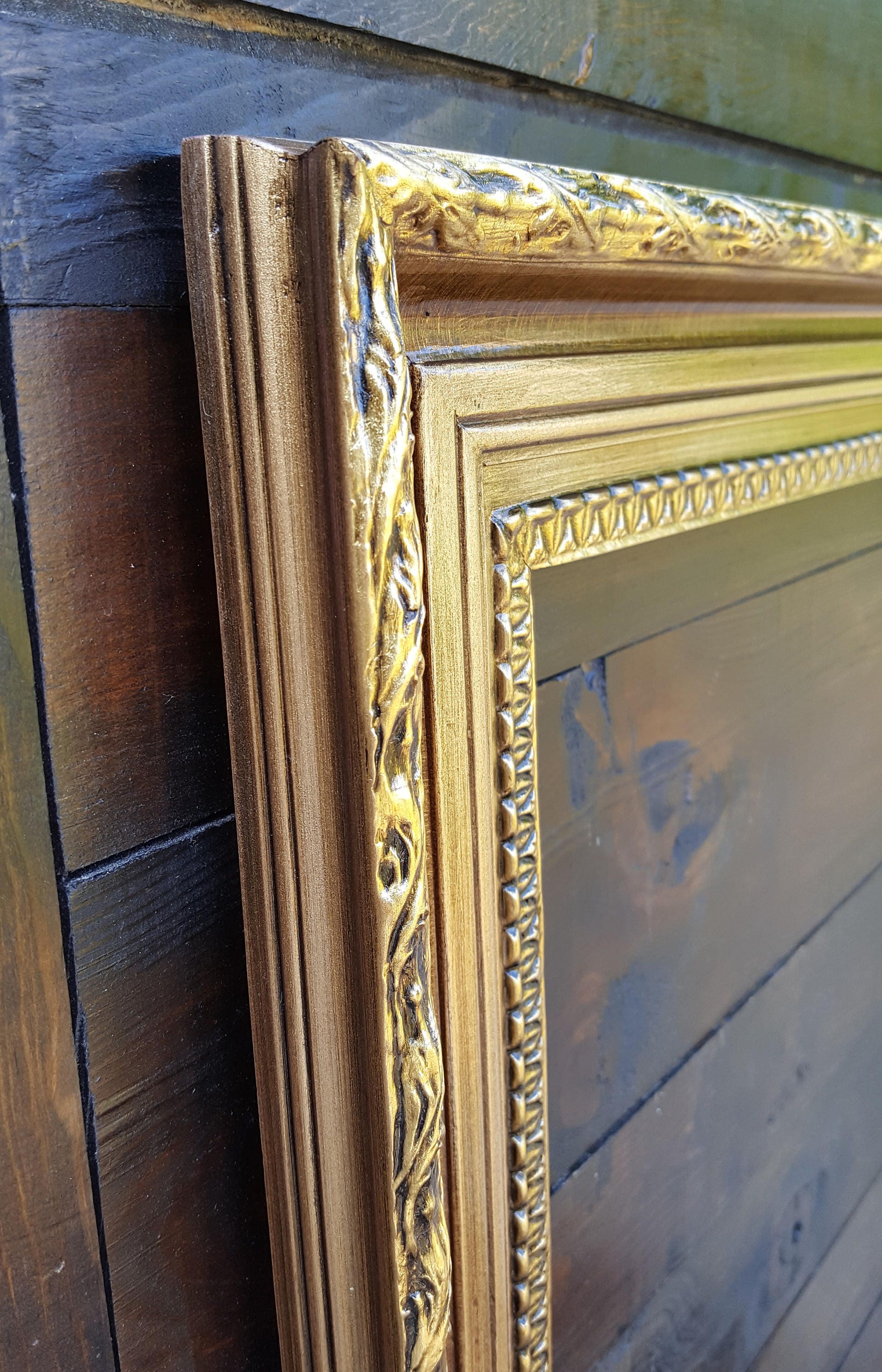 Classic compo ornate wood framegold frame wood picture Etsy