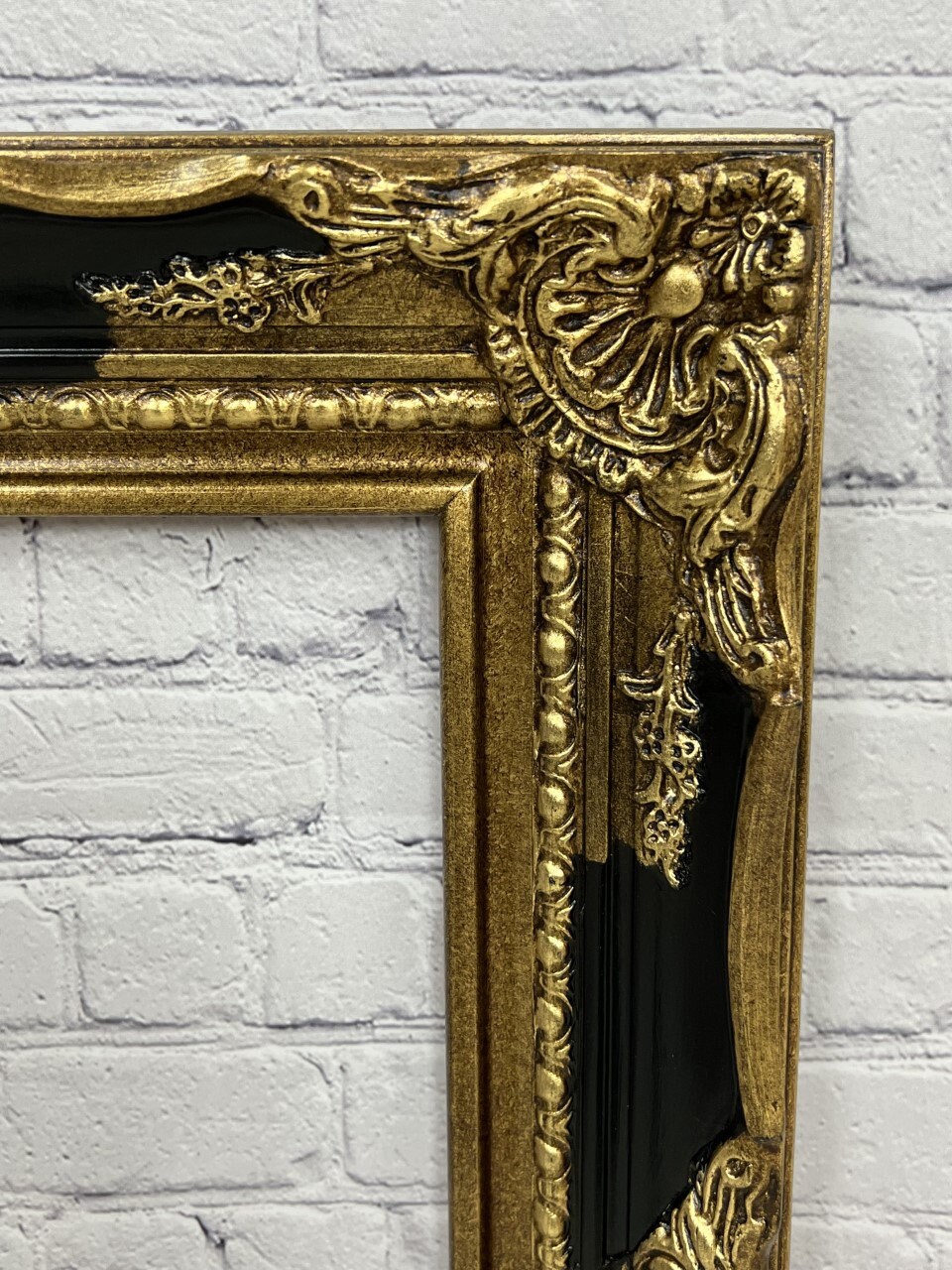 Details about   COLONIAL STYLE WOOD FRAME custom picture frame gold leaf,wedding frame 
