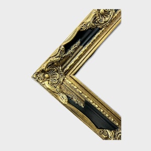 Classic Colonial Style Wood Picture Frame, gold leaf frame, gesso frame,ornate frame,photo frame,canvas frames,custom wood picture frame