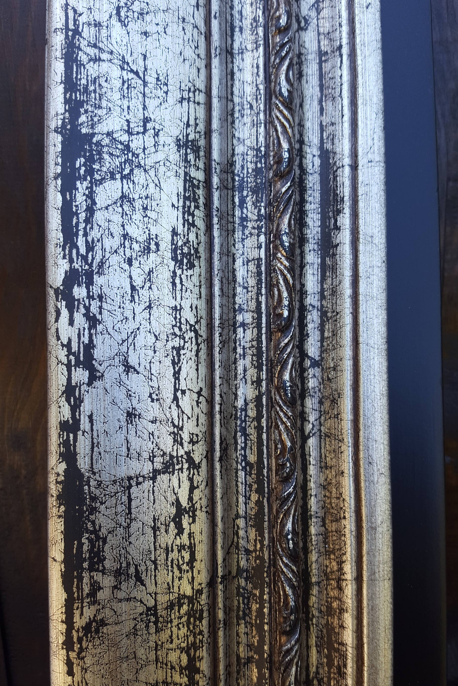 Antique Style Low Profile Frame. Ornate Wood Picture Frame Etsy