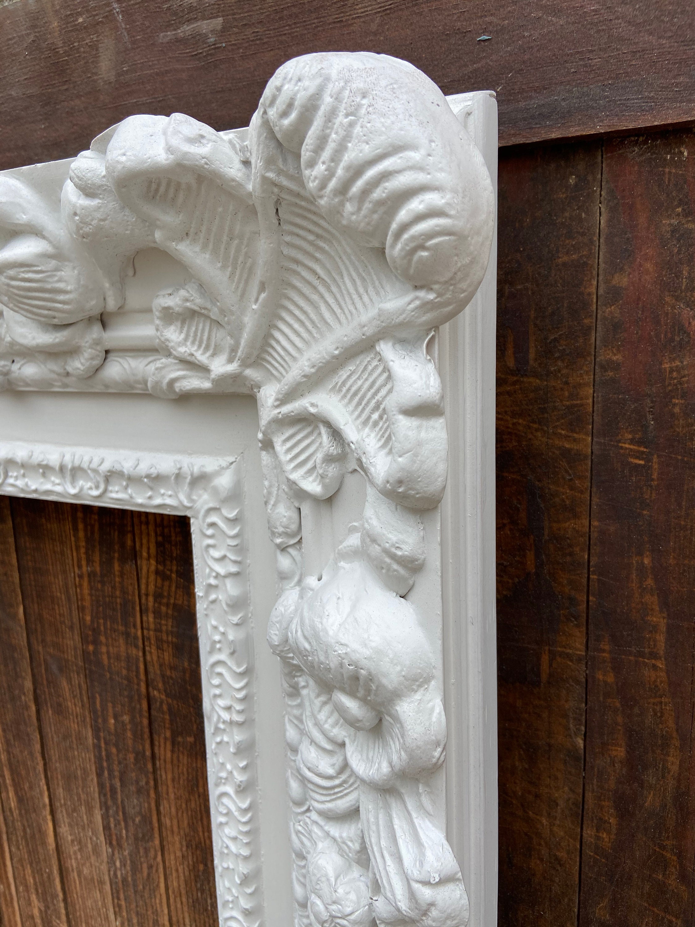 Old World Style Picture Frame Ornate Wood picture frame Etsy