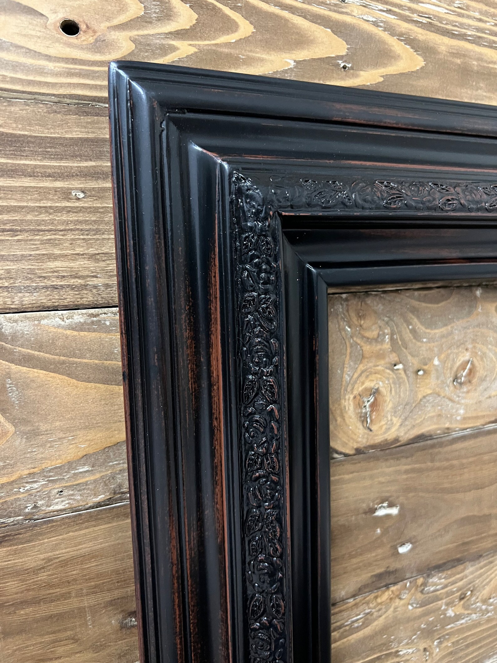 Vintage Black Picture Frame Vintage Picture Frame Antique Etsy