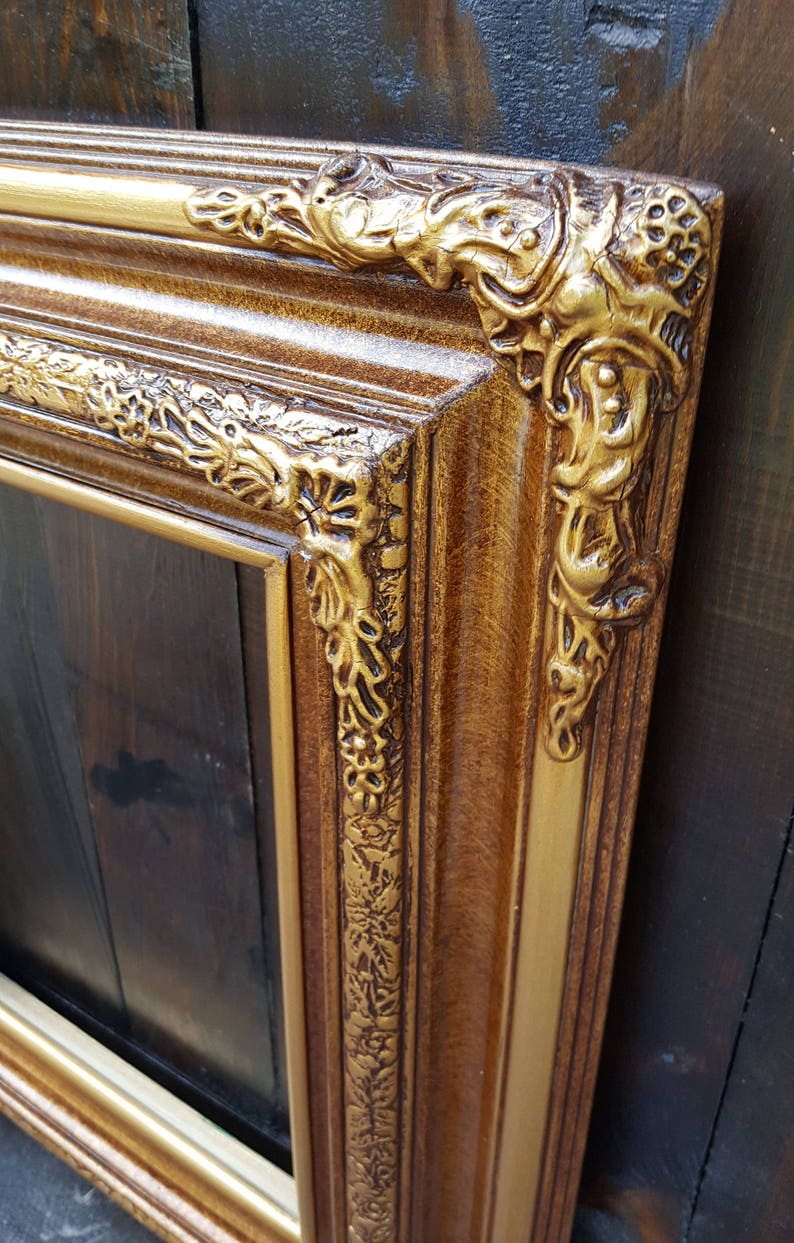 Traditional compo ornate wood frame photo frame bronze frame wood picture frame custom picture frame oil painting frame canvas frame