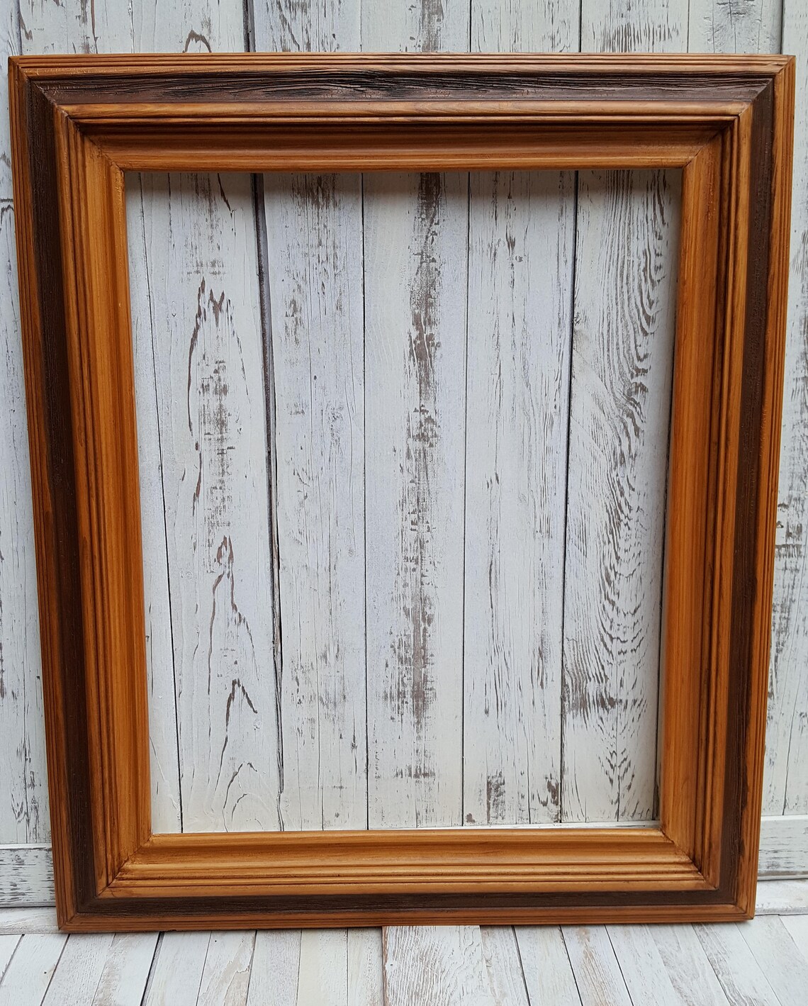 Western style picture frame wood rustic frame rustic decor Etsy