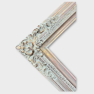18 x 24 In stock ready to ship, Traditional compo XL ornate corners wood frame, ROSE GOLD ,vintage wood picture frame, antique style frame