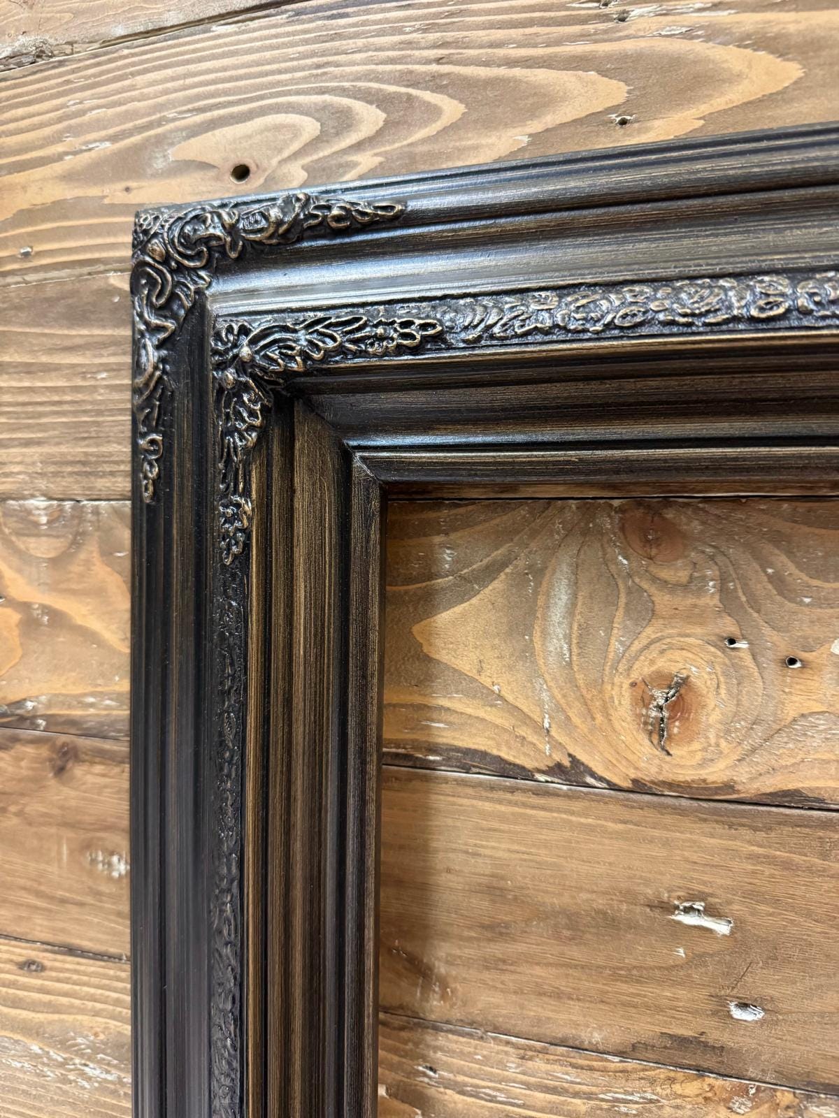 Traditional Frames Traditional Compo Ornate Wood Frame, OLD Gold, Vintage Wood Picture ...