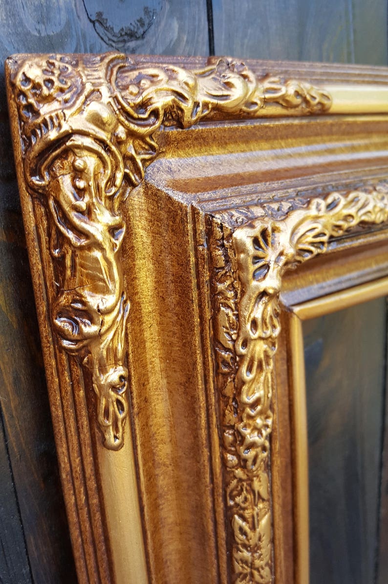 Traditional compo ornate wood frame photo frame bronze frame wood picture frame custom picture frame oil painting frame canvas frame