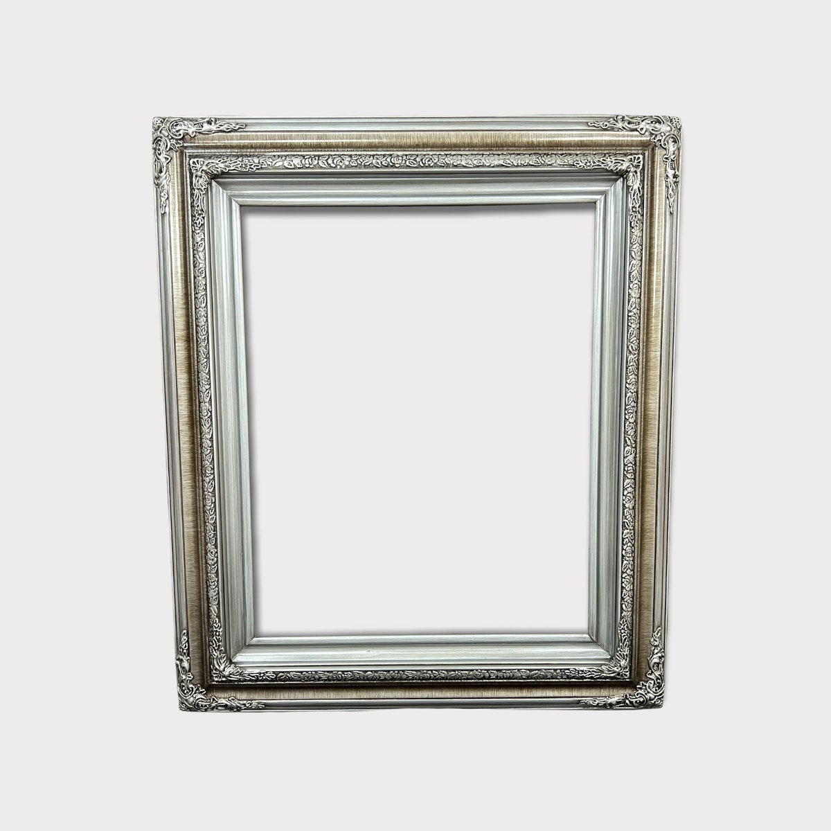 16 X 20 in Stock Ready to Ship, Traditional Compo Ornate Wood Frame, Silver Frame, Wood Picture Frame, Wedding Frame, Portrait Frame, - Etsy