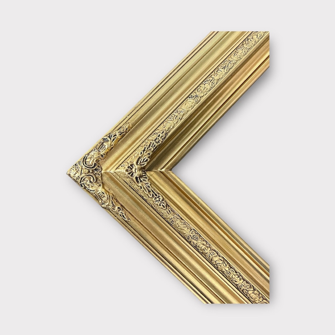 Traditional Compo Ornate Wood Frame, GOLD LEAF Frame, Canvas Frame