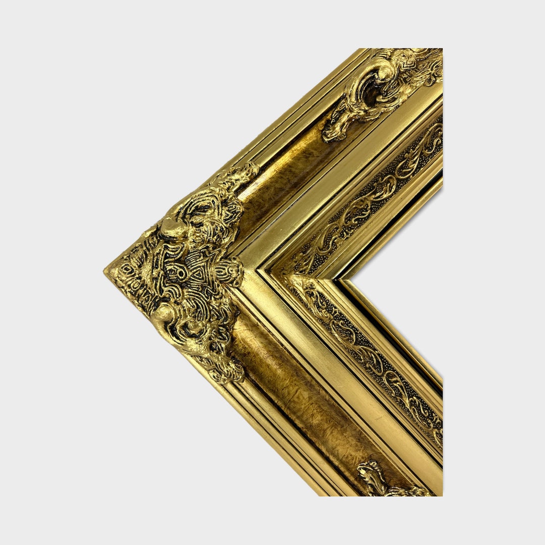 Baroque Victorian Style Frame, Antique Gold, Photo Frame,canvas Frame ...