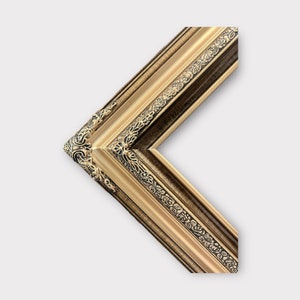 Traditional compo ornate wood frame, Vintage Gold, wood picture frame, canvas frame, portrait frame, custom picture frame, custom frame,