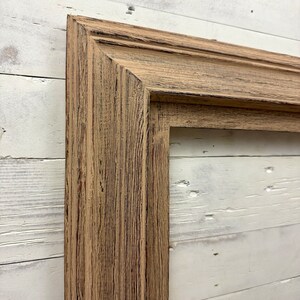 32" to 65" inch TV frame for Samsung The Frame TV and Frame Pro TV models, Rustic Driftwood finish, not meant for use with other TVs. image 8