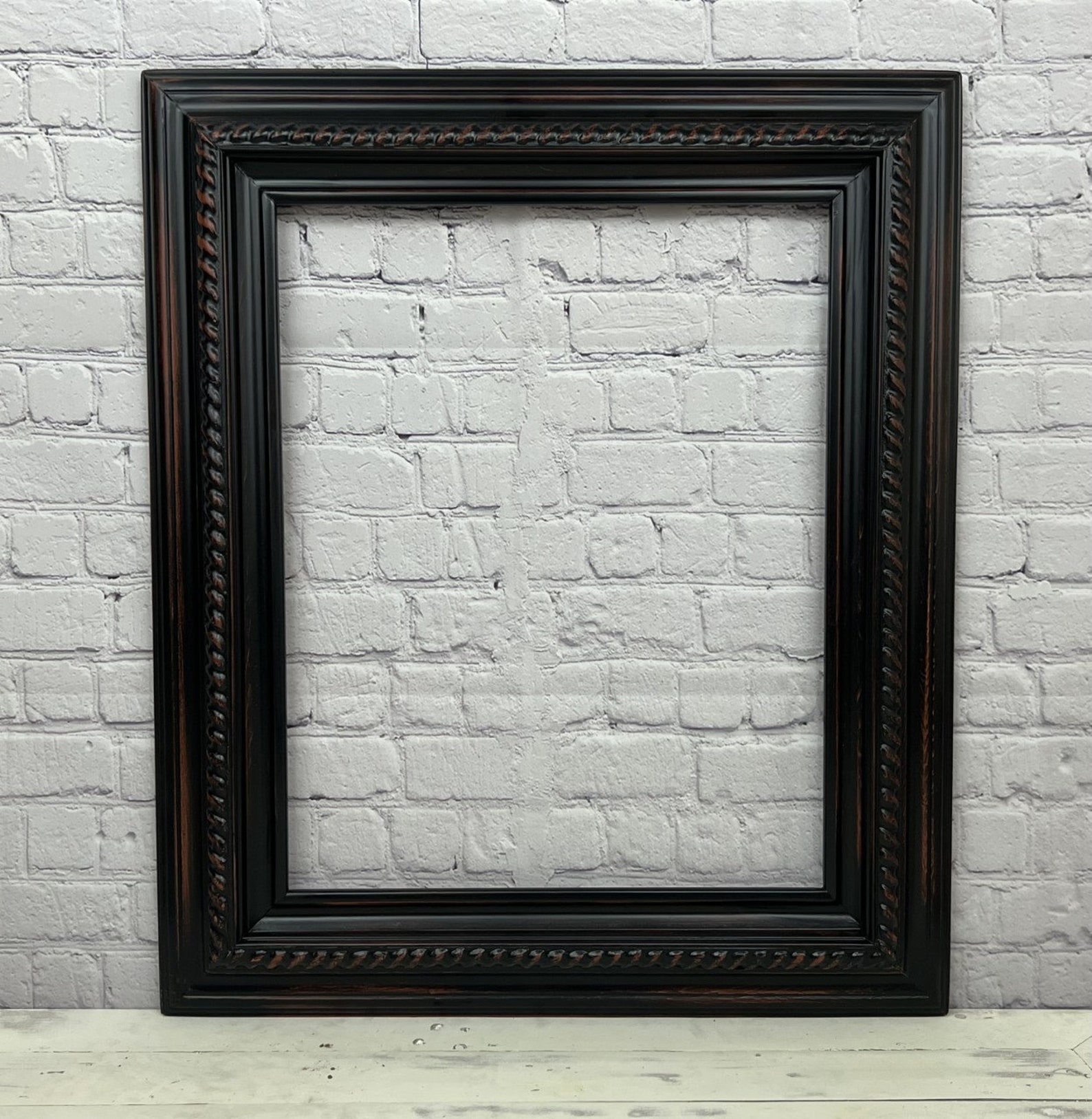 Vintage Black Picture Frame Vintage Picture Frame Antique Etsy