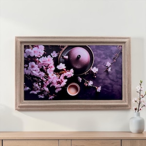 32" To 50" Inch Tv Frame For Samsung The Frame Tv And Frame Pro Tv Models, Rustic Driftwood Finish, Not Meant For Use With Other Tvs.