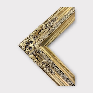 24 x 30 In Stock - Ready to Ship, Traditional compo XL ornate corners wood frame,Gold Leaf, vintage wood picture frame, antique style frame,
