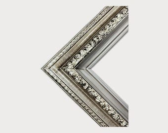 20 x 24 In Stock - Ready to Ship Classic compo ornate wood frame, vintage frame, wood picture frame,Silver leaf,canvas frame, custom