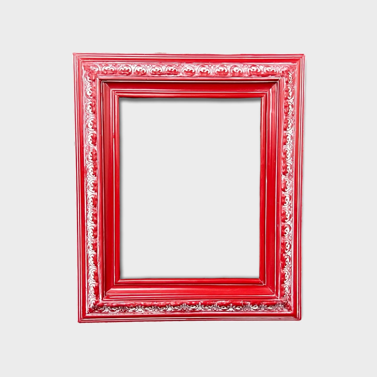 Mira Marco de madera Avignon 30x40 cm - rojo - Cristal estándar