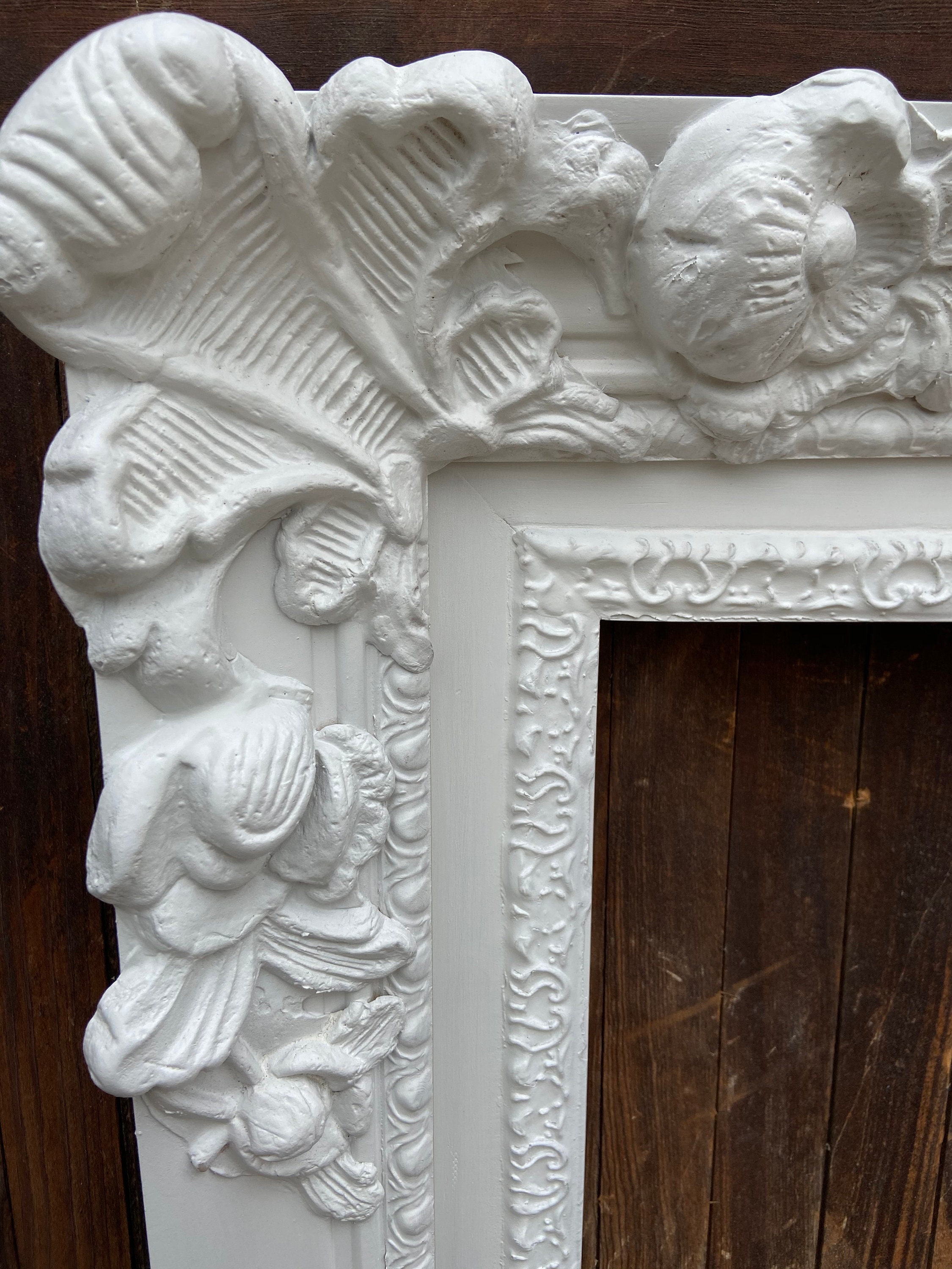 Old World Style Picture Frame Ornate Wood picture frame Etsy