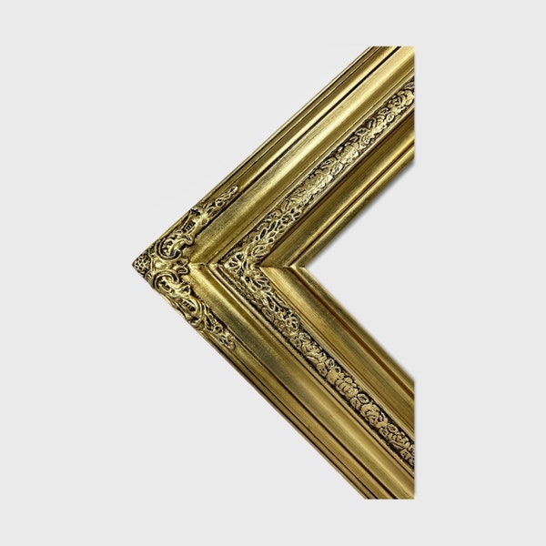 Gold Leaf Frame Etsy