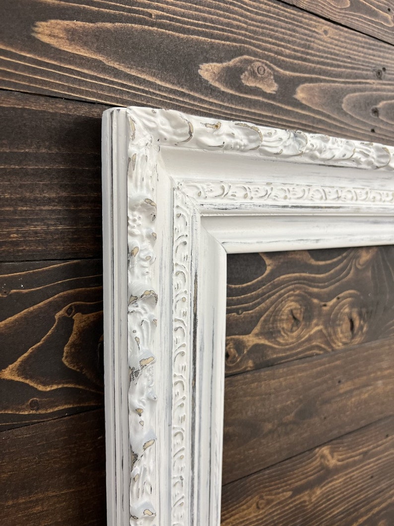 Vintage Style Wood Picture Frame With Compo Trims. Antique Etsy