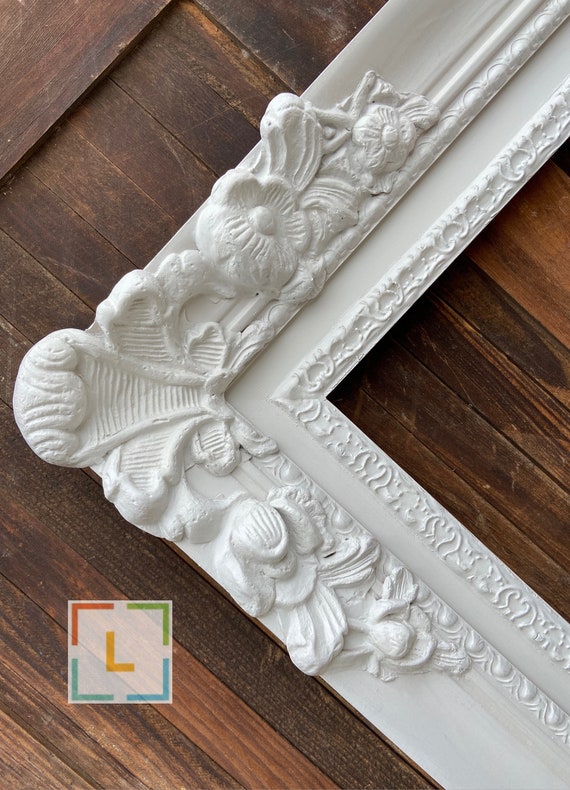 Old World Style Picture Frame Ornate Wood picture frame Etsy