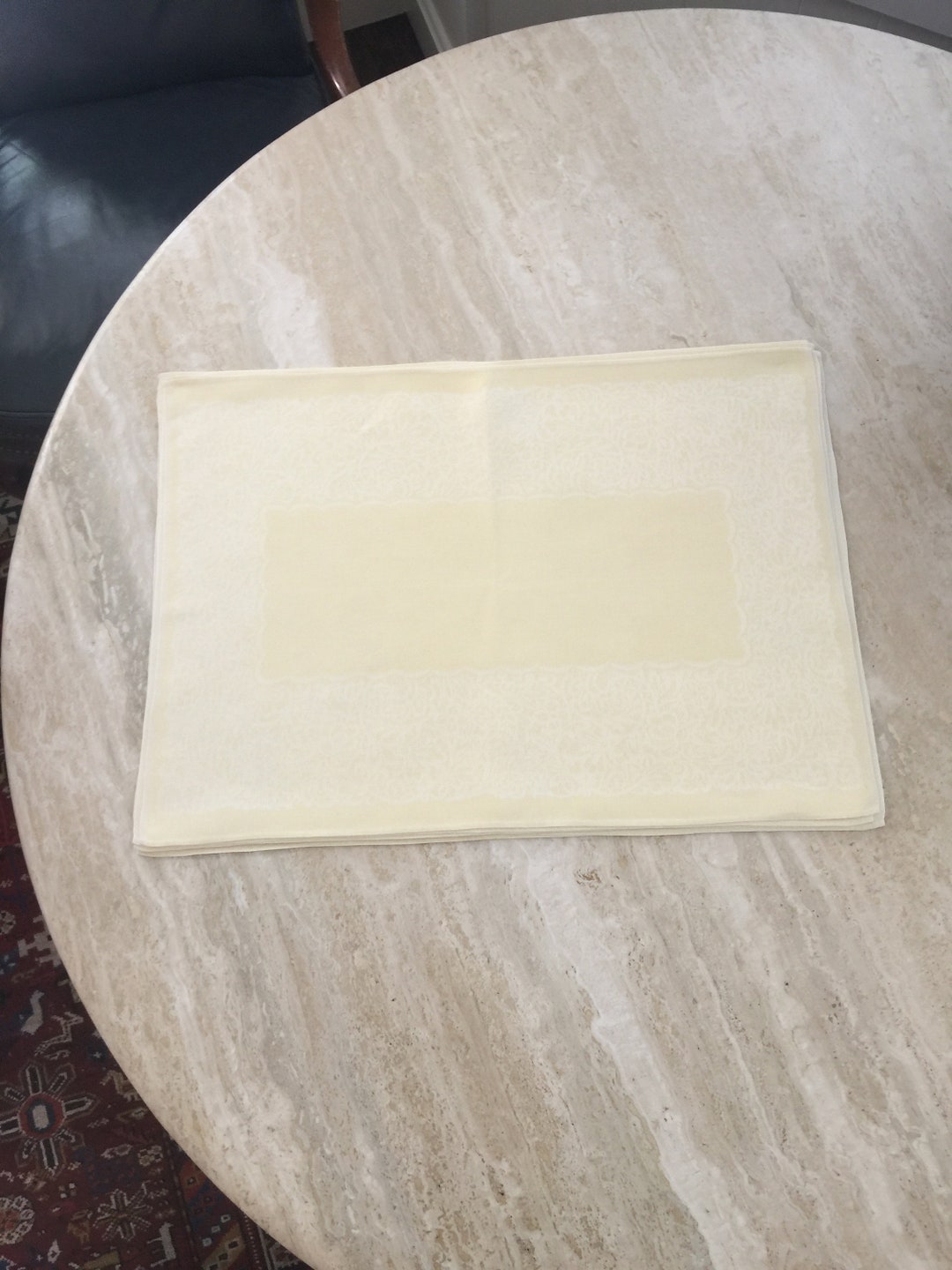 Oversized Damask Placemats Etsy