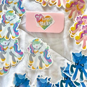 ponystickers prinsessen (3 stuks)