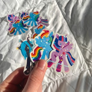 pony sticker imperfects