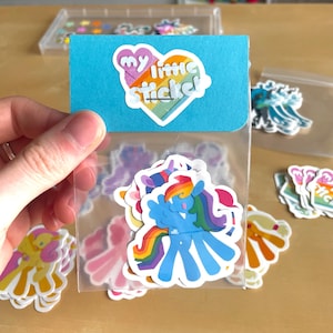 ponystickers manen zes (pak van zes)