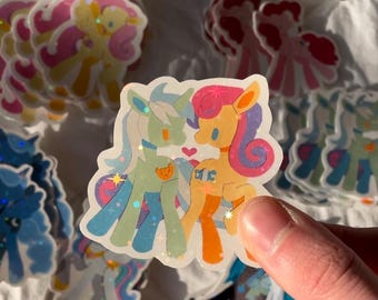 pony sticker Lyra and Bon Bon