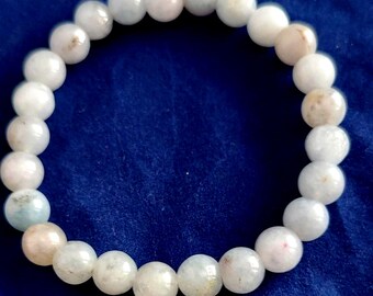 Authentic Natural Burmese Jade Jadeite Stone Bead Bracelet Adjustable NWOT