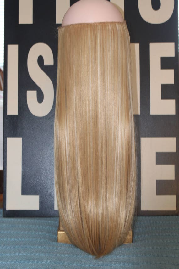 heat resistant synthetic clip in hair extensions