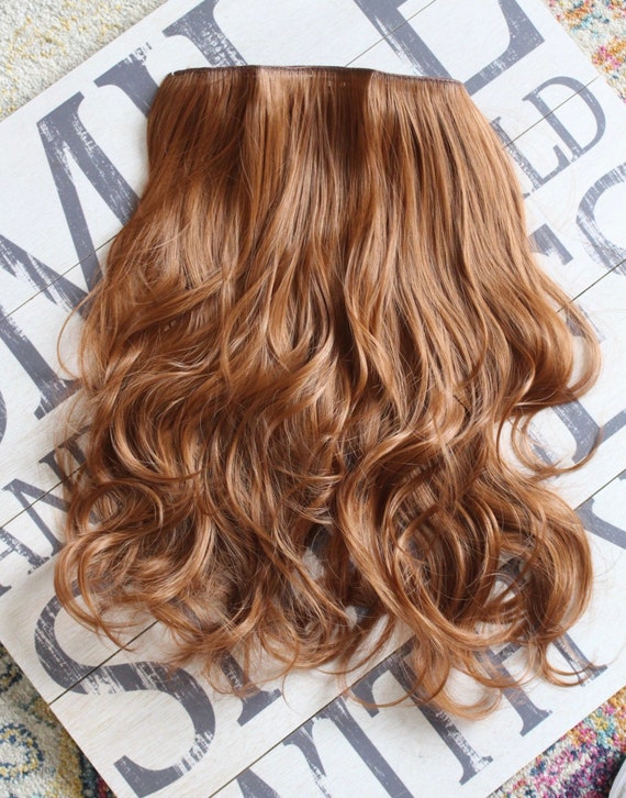 Halo Hair Extensions Wavy Synthetic Secret Hidden Crown Etsy
