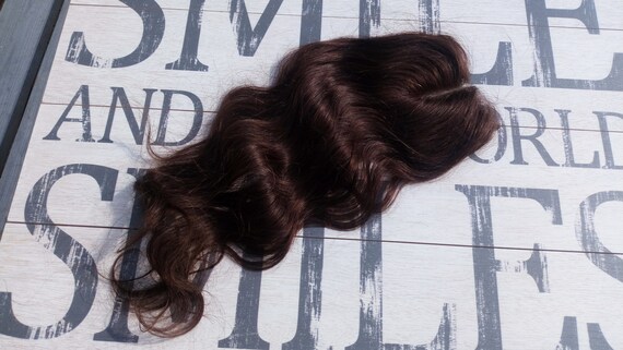 Remy Human Wavy Hair Topper Clip In Hair Piece For Volume And Etsy
