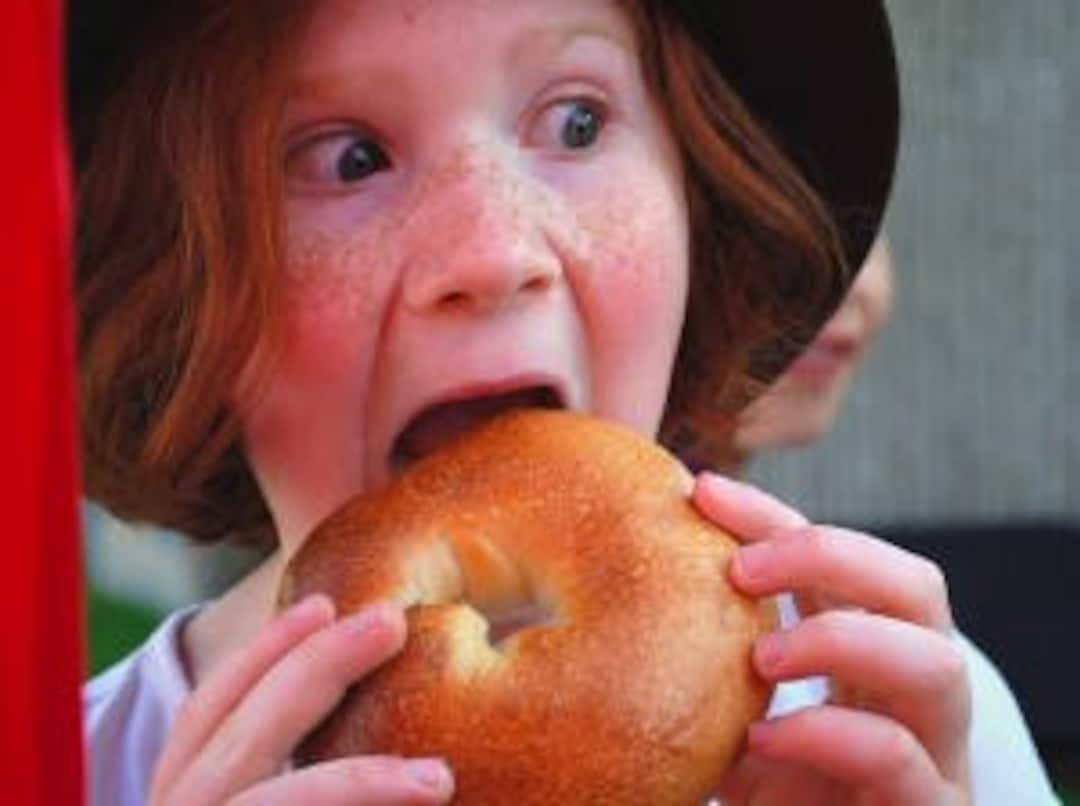 Kids Love Bagels Party Pack 18 Fresh NYC Bagels 6 Plain 6 Whole Wheat 6 ...