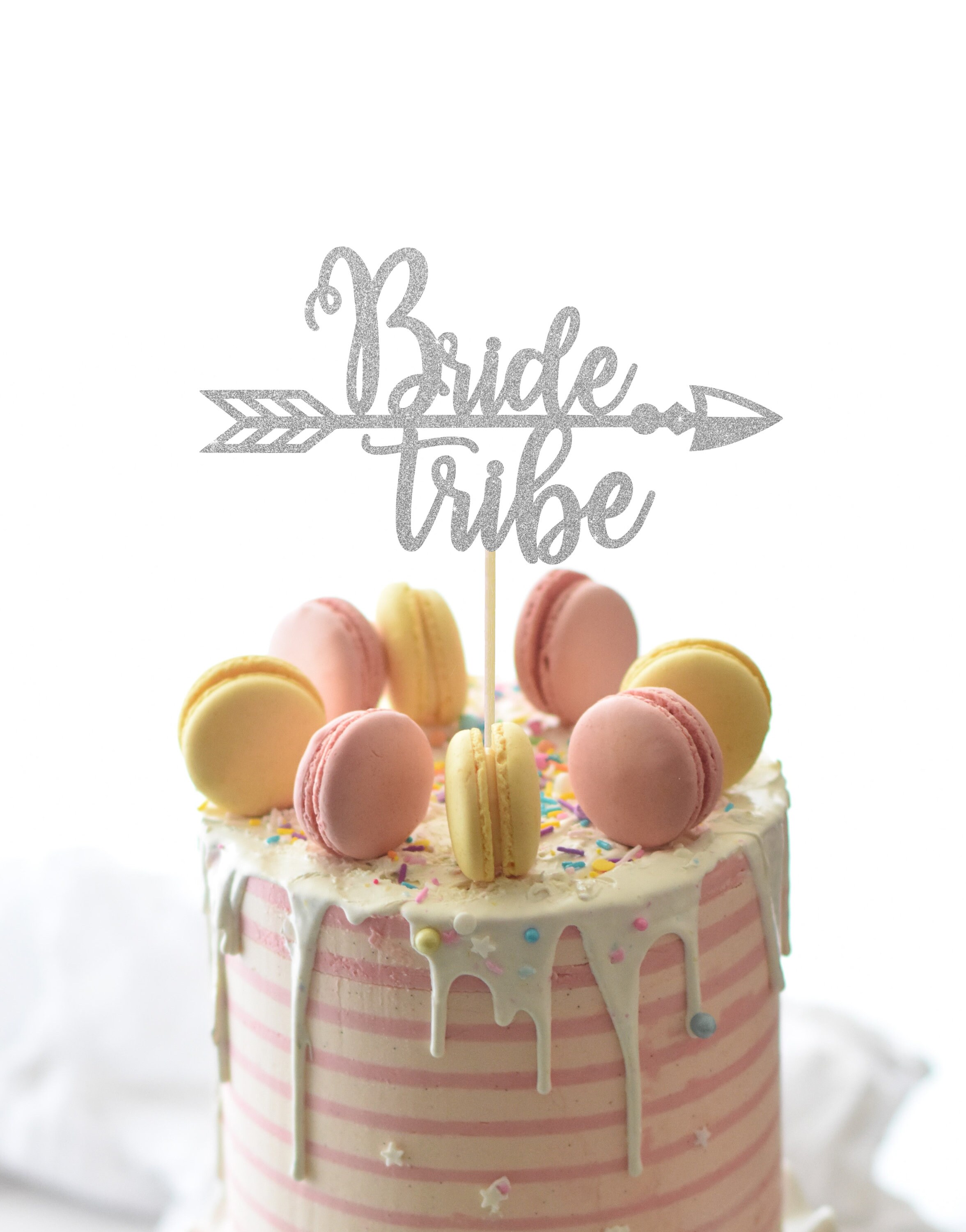 Braut Stamm Glitter Kuchen Topper Henne Party Kuchen ...