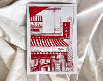 Paris | Fine Line Pen Drawing