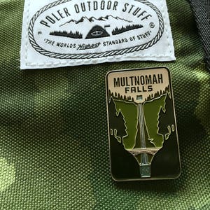 Multnomah Falls 1.75" Enamel Pin
