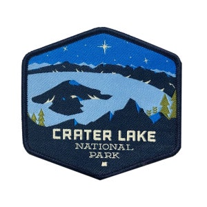 Crater Lake National Park Patch | Iron-on | Oregon | PNW Patch